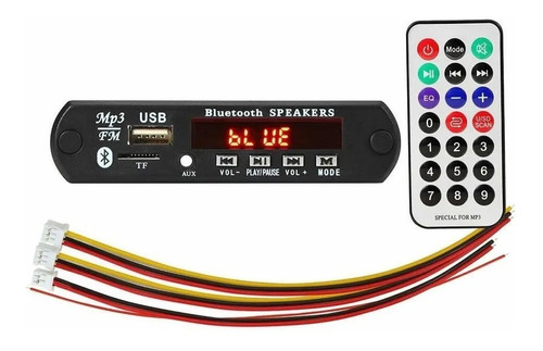 Módulo Decodificado Bluetooth Mp3 Usb Se Card Fm Geobyte