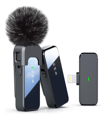 Micrófono Lavalier Inalámbrico iPhone Cancelación De...