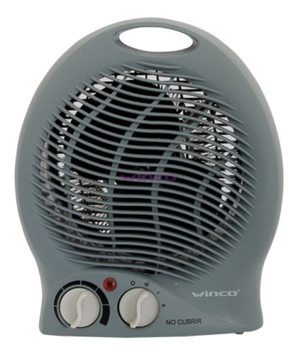 Calefactor Eléctrico  Caloventor Winco W114ia  Gris 220v