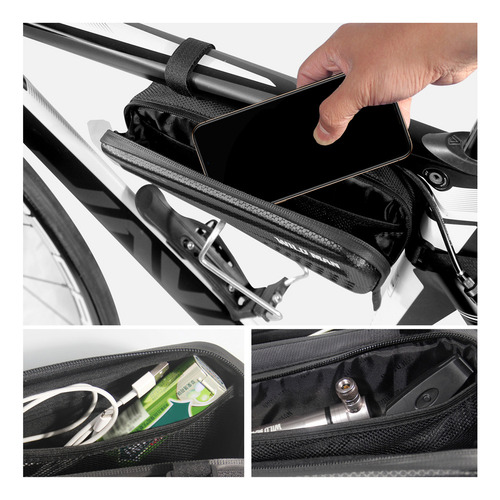 Estojo De Bicicleta Road Frame, Impermeável, Bolsa Rígida Pa
