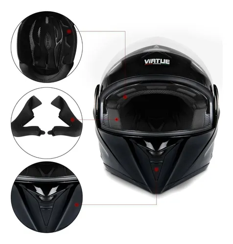 Casco virtue online negro