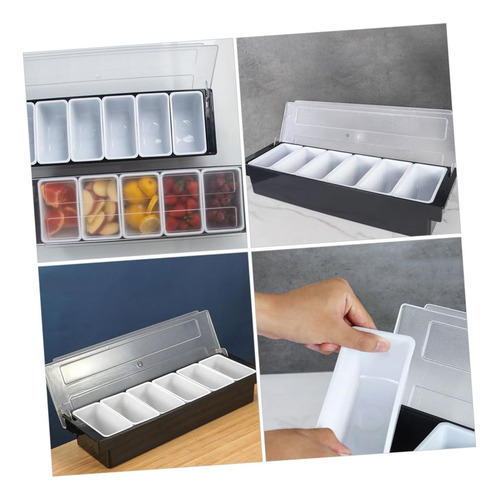 Barra 6 Insertos Kit Mixología Profesional Frías Bandeja