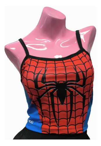 Top De Spiderman Dama Por Encargo