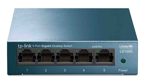 Ls105g Switch De Metal 5-puertos 10/100/1000mbps Gigabit