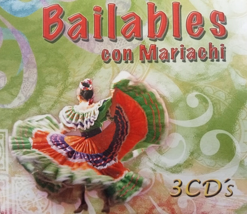 Bailables Con Mariachi 3 Cds Audio