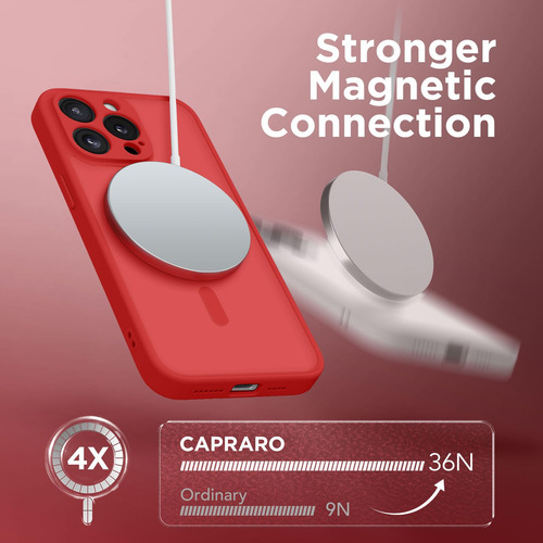 Funda Para iPhone 15 Pro Max Proteccion Total Color Rojo