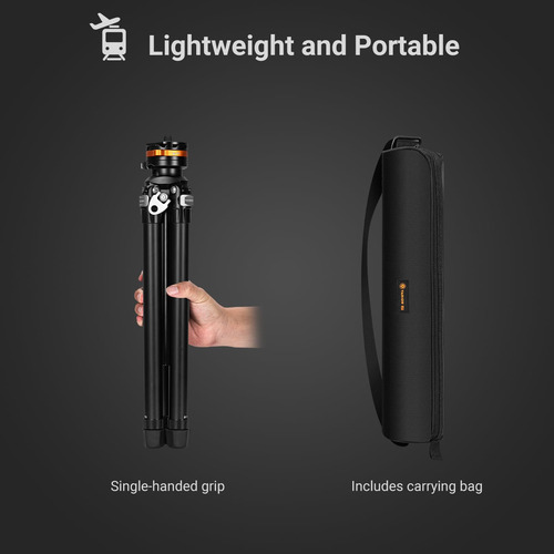 Trípode Tarion Compact Travel Para Cámara Qobra De 152 Cm De