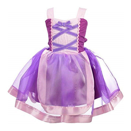 Disfraz De Princesa Para Niñas Color Violeta Talla 12-18