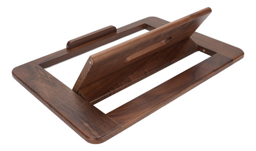 Suporte De Mesa Para Tablet De Madeira, Laptop, Madeira De N