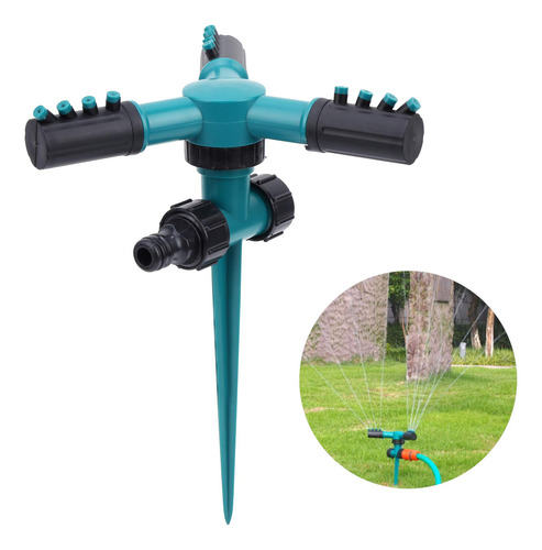 Aspersor Giratorio 360 Grados Para Riego De Jardín