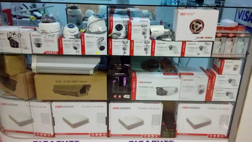 Kit Completo 4 Cámaras Hd Hikvision Disco 1tb Dvr Accesorios