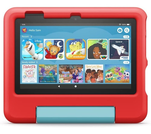 Tablet Amazon Fire 7 Kids 12va Gen 2022 De 3 A 7 Años - 16gb