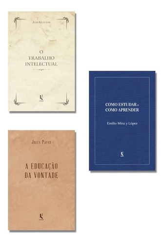 Kit Educação, O Básico Da Vida Intelectual, De Arnold Bennett;julián Marías;italo Marsili. Editorial Kírion, Capa Mole, Edição 1 Em Português, 2023