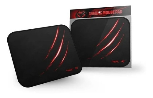 Imagem 2 de 5 de Mouse Pad 25x20cm Havit Tecido De Alta Qualidade E Precisão Cor Preto Desenho Garras