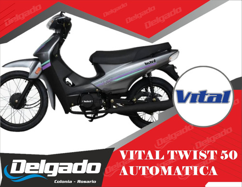 Moto Vital Twist 50 Automatica Finan 100% Hasta En 60 Cuotas