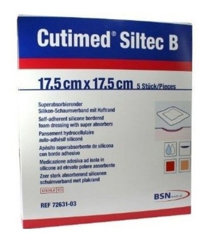 Cutimed Siltec B 17.5x17.5 Cm Pieza