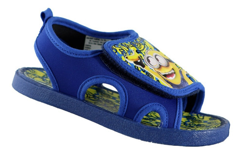 Sandalias Niño Baño Playa Plastico Chancla Minions Velcro