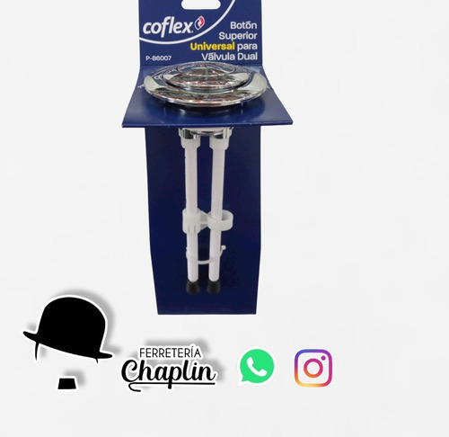 Boton Superior Universal Coflex Para Valvula Dual Chaplin