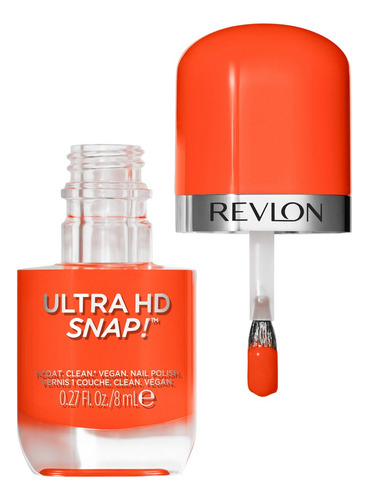 Verniz de unhas Revlon Ultra Hd Snap Color 8 mL de 1 unidade de cor Hot stuff