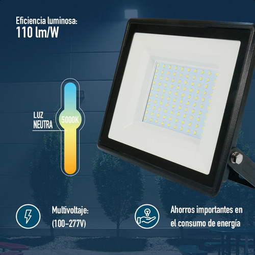 Reflector reflector led Icon REFNG100W50KMV 100W 127V