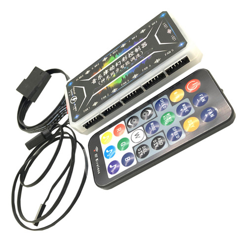 Adaptador De Controlador Hub Rgb Multifunción