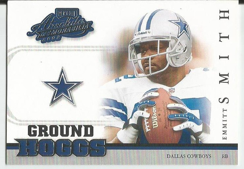 2002 Playoff Absolute Ground Hoggs #6 Emmitt Smith Cowboys