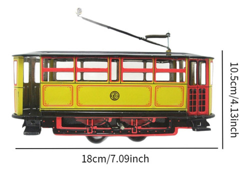 Modelo En Miniatura De Tranvía, Vehículo De Juguete,