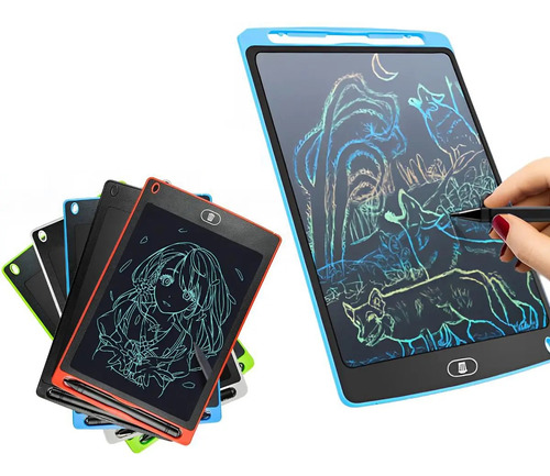 Tablet Mágico Infantil Cores Desenha Apaga 8.5 Polegadas Lcd