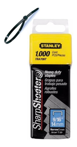 Grapas Stanley 9/16 14mm Para Modelos Tr150 Y Tr250 + Regalo