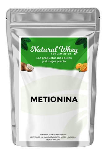 Metionina Pura  250 Gr