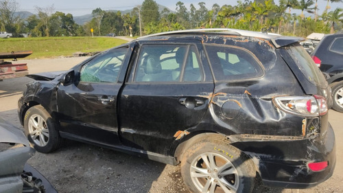 Imagem 3 de 6 de Sucata Santa Fé 3.5 2011 Gasolina Preta