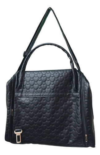 Bolso Transportador Ecocuero Viaje Paseo Mediano Perro Gato