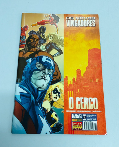 2 Hqs O Cerco Os Novos Vingadores 88 E 89 Marvel Panini (Usado)