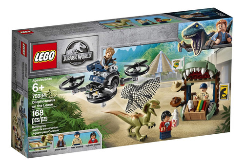 Lego Jurassic World Dilophosaurus En El Kit De Construcción