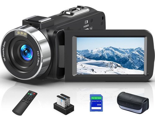 Videocámara 8k 64mp Cámara De Video Zoom Digital 18x Cámara