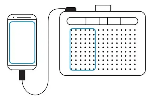 Tableta Wacom Intuos Ctl4100w Small Bluetooth + Otg Regalo