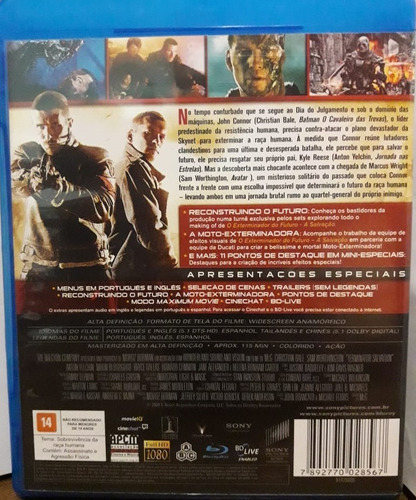 Imagem 2 de 5 de Blu-ray - O Exterminador Do Futuro: A Salvação