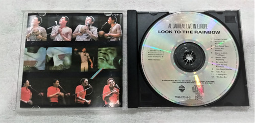 Al Jarreau Cd Live In Europe Look To The Rainbow (Usado)