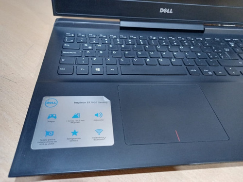 Laptop Dell Inspiron 15 7000, Intel I7, 8gb Ram, Gtx 1050ti Negro (Usado)