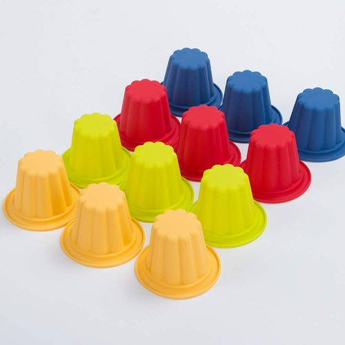 Ake Jello Shot Cups Juego 12 Mold Antiadherente Para