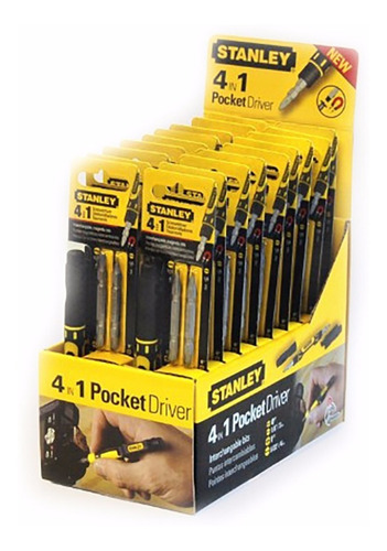 Destornillador Lapicero Stanley 66-344 Multi Pocket 4en1 !!