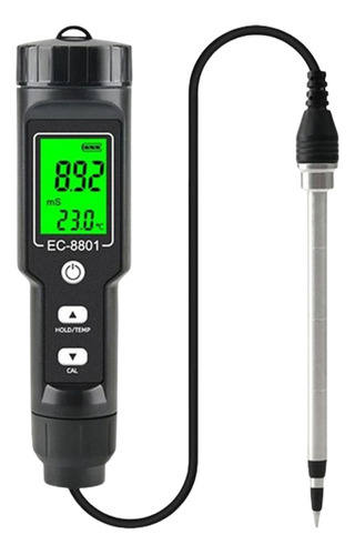 Medidor Digital Portatil Ec/temperatura Del Suelo