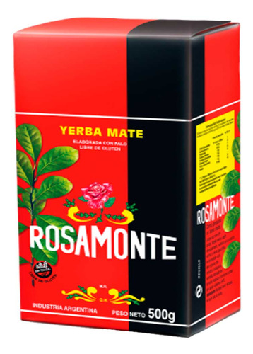 Yerba Mate Rosamonte X 500 Grs.