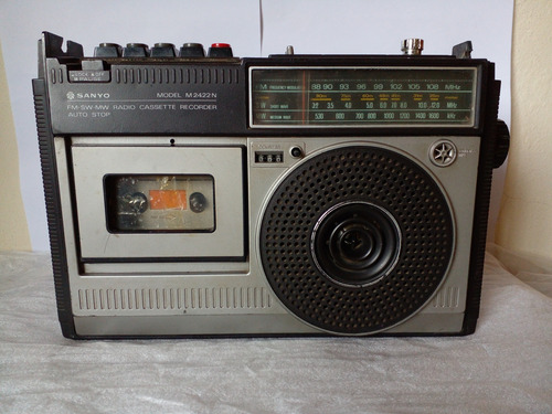 Rádio Sanyo Cassete Recorder M2422n (Usado)