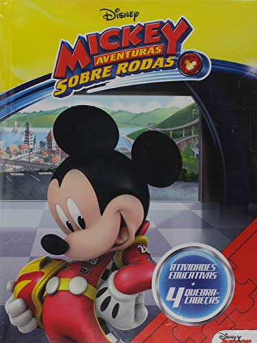 Libro Mickey Aventuras Sobre Rodas - Aprender Com Quebra Cab