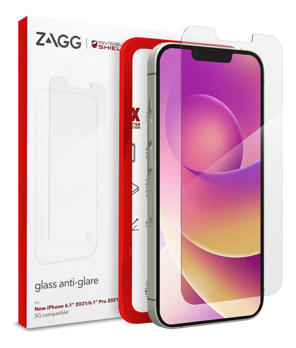 Mica Protector De Pantalla Zagg Para iPhone 13 Normal 6.1