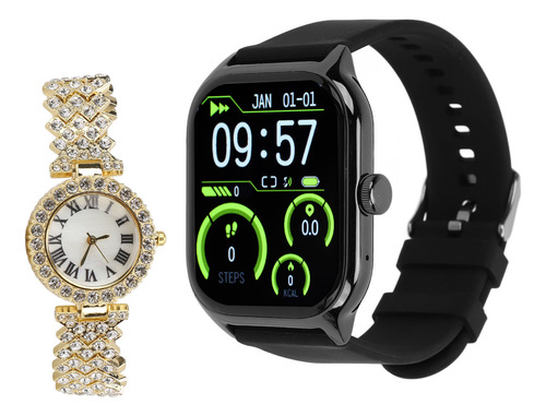Juego De Pulsera Y Reloj Inteligente Con Pantalla Táctil De