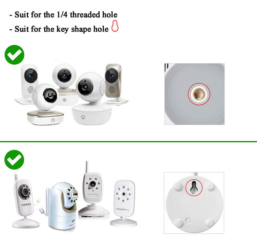 Soporte De Pared Para Monitor De Bebé, 2 Unidades, Con Ángul