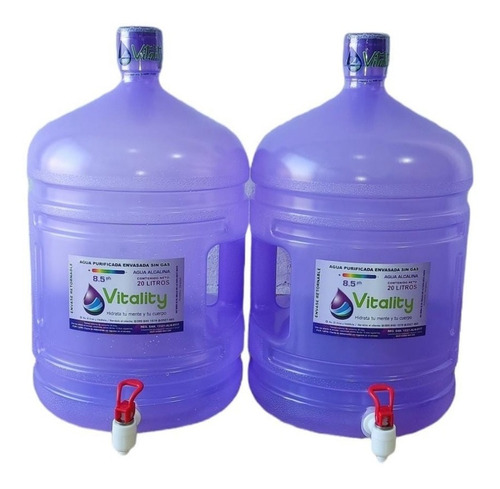 Promosion Botellon Con Valvula Agua Alcalina