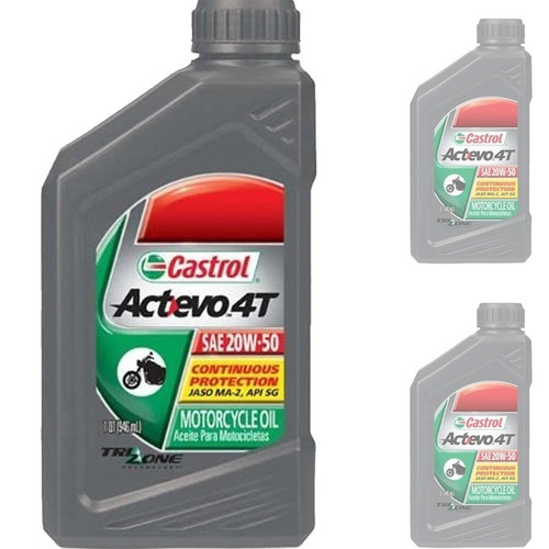 Aceite Castrol Actevo 4t 20w-50 Mineral Nuevo! Cts
